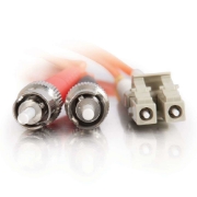 Picture of C2G 2m LC/ST LSZH Duplex 62.5/125 Multimode Fibre Patch Cable InfiniBand/fibre optic cable Orange