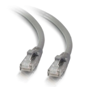 Picture of C2G 1m Cat5e Booted Unshielded (UTP) Network Patch Cable - Grey