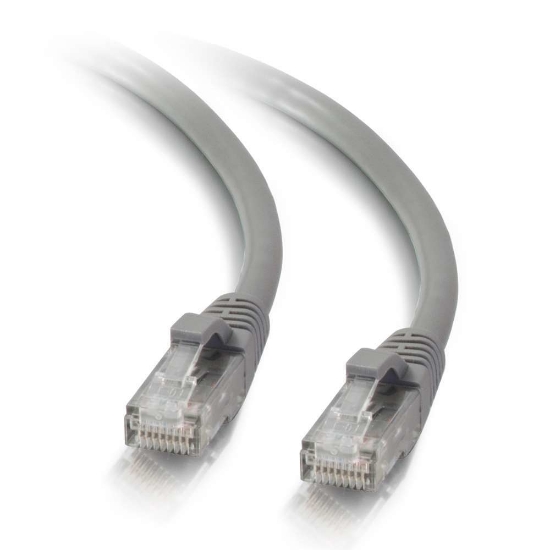 Picture of C2G 1m Cat5e Booted Unshielded (UTP) Network Patch Cable - Grey