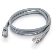 Picture of C2G 1m Cat5e Booted Unshielded (UTP) Network Patch Cable - Grey