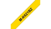 Picture of Brother M-K621B label-making tape Black on yellow