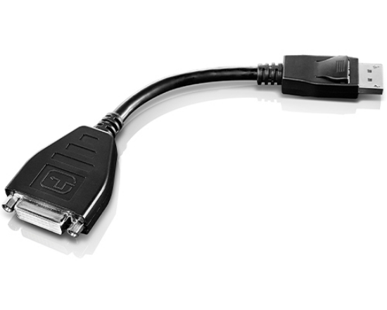 Picture of Lenovo DisplayPort to Single-Link DVI-D Monitor Adapter