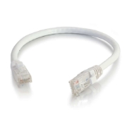Picture of C2G 0.5m Cat6 Booted Unshielded (UTP) Network Patch Cable - White