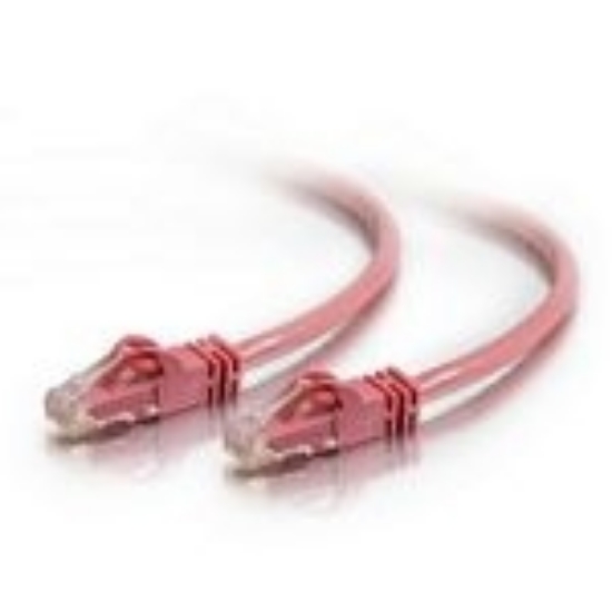 Picture of C2G Cat6 550MHz Snagless Patch Cable Pink 1m networking cable 39.4" (1 m)
