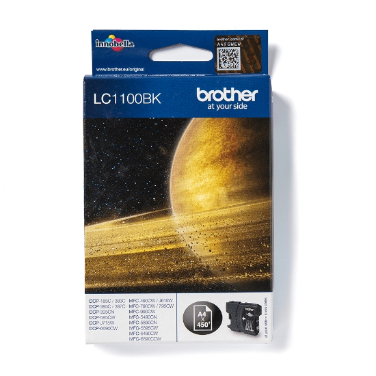 Picture of Brother LC1100BK ink cartridge 1 pc(s) Original Black