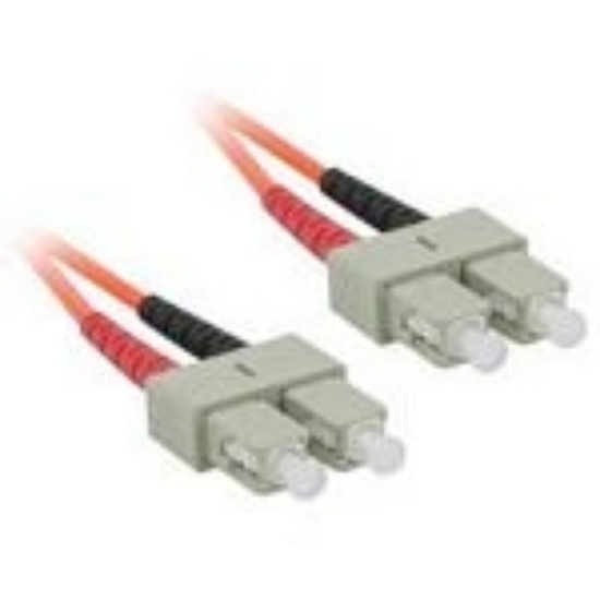 Picture of C2G 3m SC/SC LSZH Duplex 62.5/125 Multimode Fibre Patch Cable InfiniBand/fibre optic cable Orange