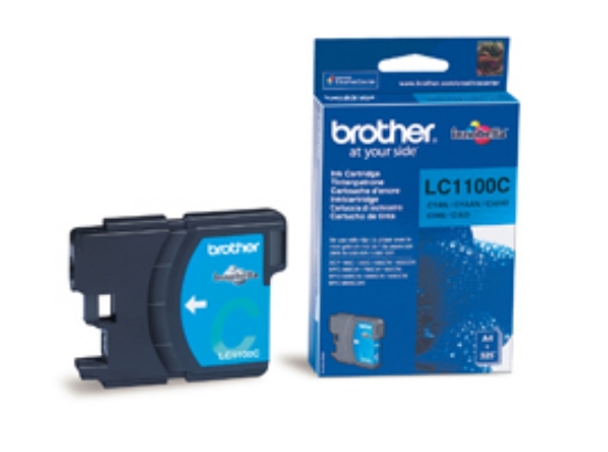 Picture of Brother LC1100C ink cartridge 1 pc(s) Original Standard Yield Cyan