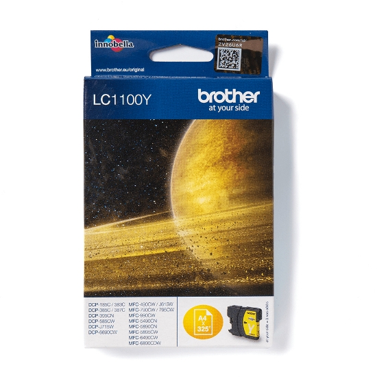 Picture of Brother LC1100Y ink cartridge 1 pc(s) Original Yellow