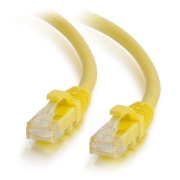 Picture of C2G 0.5m Cat6 Booted Unshielded (UTP) Network Patch Cable - Yellow