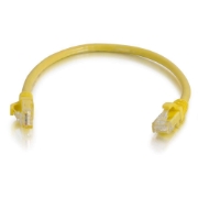 Picture of C2G 0.5m Cat6 Booted Unshielded (UTP) Network Patch Cable - Yellow