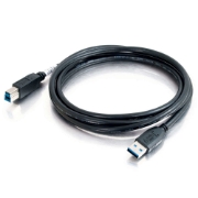 Picture of C2G 2m USB 3.0 USB cable USB 3.2 Gen 1 (3.1 Gen 1) USB A USB B Black