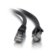 Picture of C2G 1m Cat5e Booted Unshielded (UTP) Network Patch Cable - Black