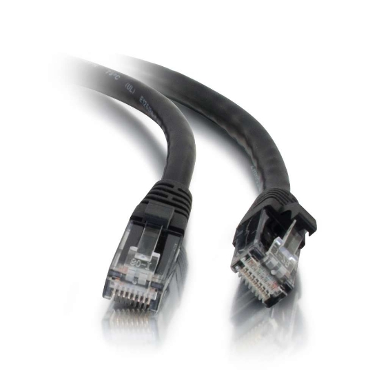 Picture of C2G 1m Cat5e Booted Unshielded (UTP) Network Patch Cable - Black