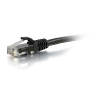 Picture of C2G 1m Cat5e Booted Unshielded (UTP) Network Patch Cable - Black