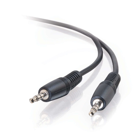 Picture of C2G 3.5 mm - 3.5 mm 5m M/M audio cable 3.5mm Black
