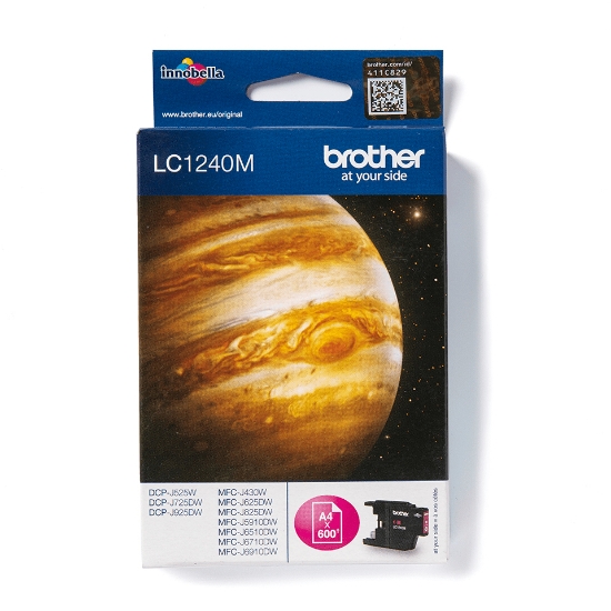 Picture of Brother LC1240M ink cartridge 1 pc(s) Original Magenta