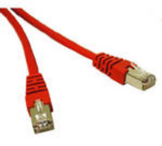 Picture of C2G 1m Cat5e Patch Cable networking cable Red