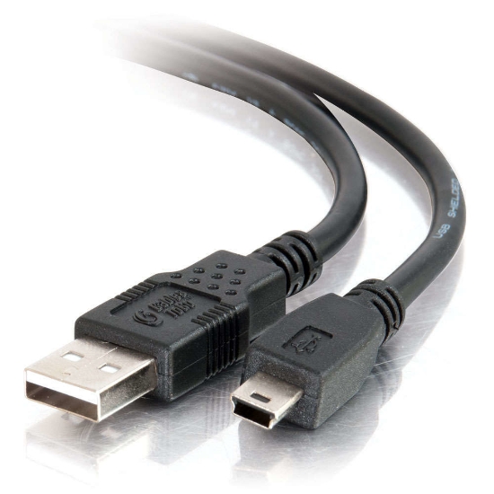 Picture of C2G 1m USB 2.0 A to Mini-b Cable