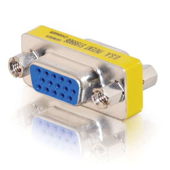 Picture of C2G HD15 VGA F/F Mini Gender Changer (Coupler)