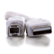 Picture of C2G 3m USB 2.0 A/B Cable USB cable USB A USB B White