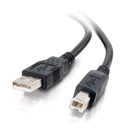 Picture of C2G 1m USB 2.0 A/B Cable - Black (3.3 ft)