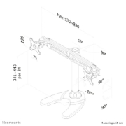 Picture of Neomounts FPMA-D700DD Monitor stand 19-30"
