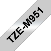 Picture of Brother TZE-M951 label-making tape Black on silver
