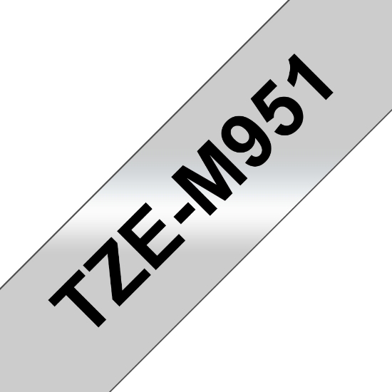 Picture of Brother TZE-M951 label-making tape Black on silver