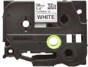 Picture of Brother TZE-FX261 label-making tape Black on white