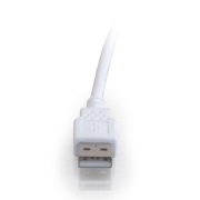 Picture of C2G 2m USB 2.0 A Male to A Female Extension Cable - White