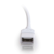 Picture of C2G 2m USB 2.0 A Male to A Female Extension Cable - White