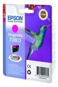 Picture of Epson Hummingbird Singlepack Magenta T0803 Claria Photographic Ink