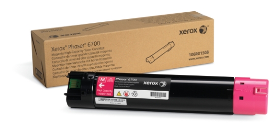 Picture of Xerox Genuine Phaser™ 6700 Magenta High capacity Toner Cartridge (12000 Pages) - 106R01508
