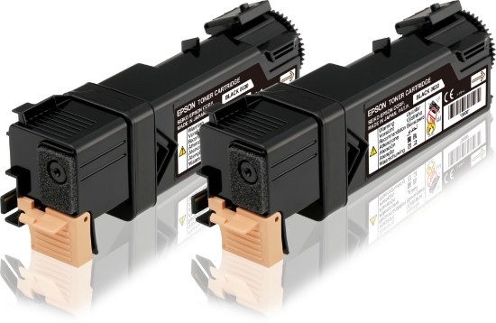 Picture of Epson Double Toner Cartridge Pack Black 3kx2