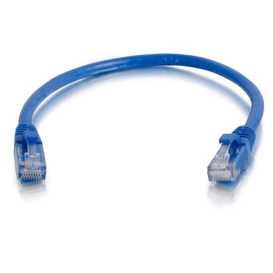 Picture of C2G 2m Cat5e Booted Unshielded (UTP) Network Patch Cable - Blue