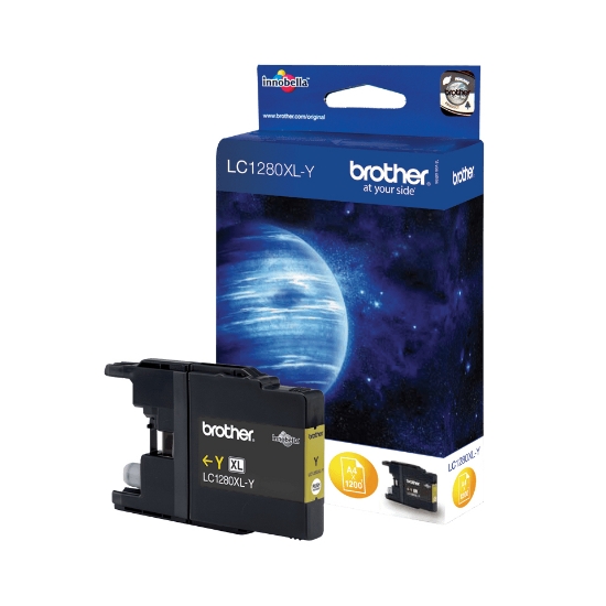 Picture of Brother LC1280XLY ink cartridge 1 pc(s) Original Yellow
