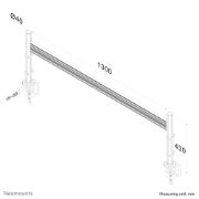 Picture of Neomounts FPMA-DTB100 Toolbar desk rail 10-24"