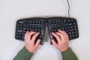 Picture of BakkerElkhuizen Goldtouch Adjustable V2 Black Splitkeyboard (US)