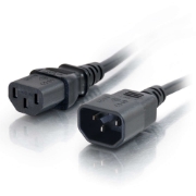 Picture of C2G 2m 18 AWG Computer Power Extension Cord (IEC320C13 to IEC320C14)