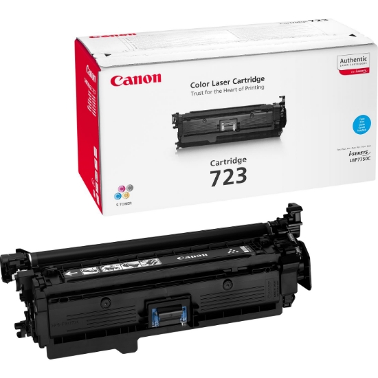 Picture of Canon 723C toner cartridge 1 pc(s) Original Cyan