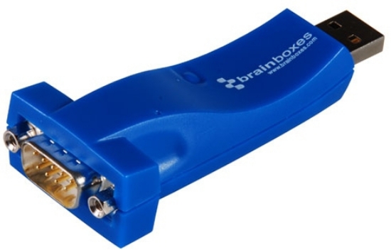 Picture of Lenovo 78Y2361 cable gender changer RS-232 USB Blue