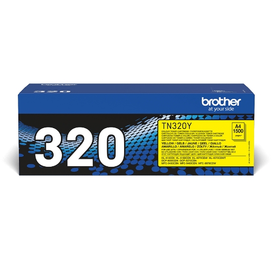 Picture of Brother TN-320Y toner cartridge 1 pc(s) Original Yellow