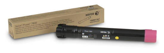Picture of Xerox Genuine Phaser® 7800 Magenta High capacity Toner Cartridge (17200 Pages) - 106R01567