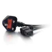 Picture of C2G 5m Power Cable Black BS 1363 C13 coupler