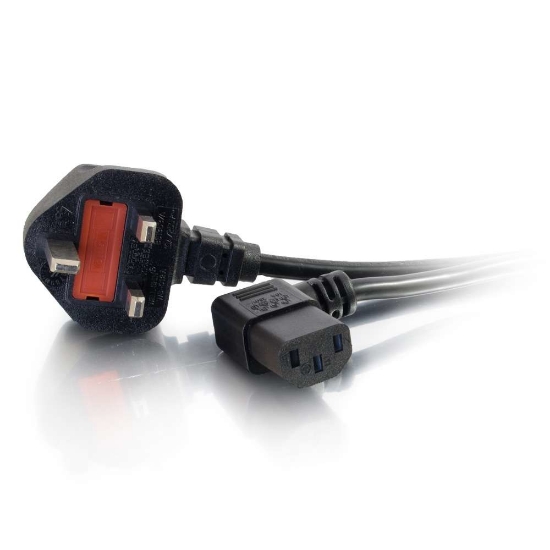 Picture of C2G 5m Power Cable Black BS 1363 C13 coupler