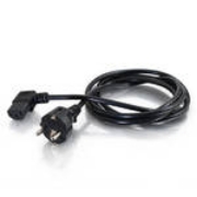 Picture of C2G 2m 90° Power Cord Black