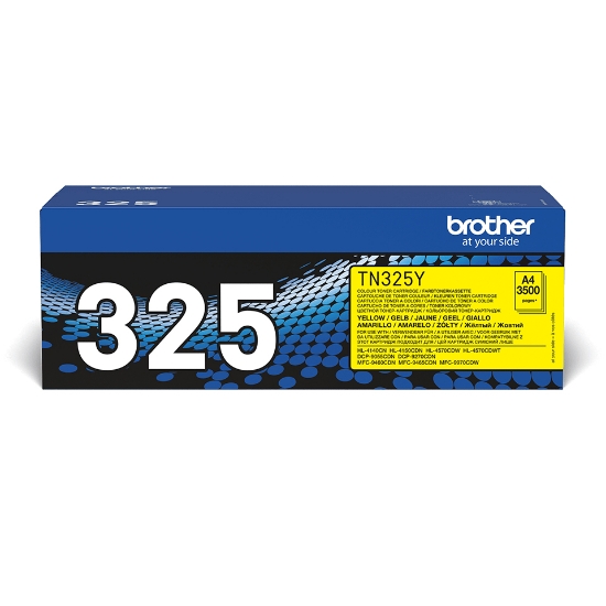 Picture of Brother TN-325Y toner cartridge 1 pc(s) Original Yellow