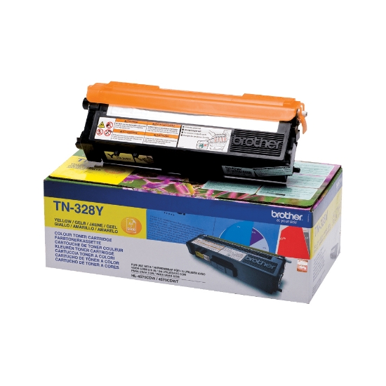 Picture of Brother TN-328Y toner cartridge 1 pc(s) Original Yellow