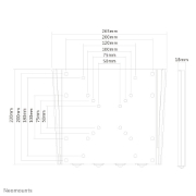Picture of Neomounts FPMA-W110 TV mount wall 10-40" - ultra-flat