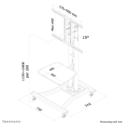 Picture of Neomounts PLASMA-M1800E TV trolley 27-70"